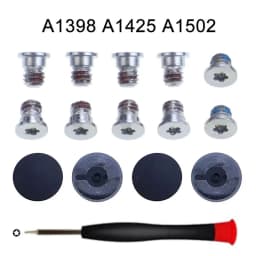 Laptop bottom cover case screws rubber feet tool For Macbook Air Pro A1278 A1286 A1297 A1398 A1425 A1502 A1369 A1370 A1465 A1466