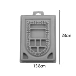 Flocked Bead Board Bracelet Necklace Beading Organizer Artistry Tray Design Measuring Tool for DIY Jewelry Making Accessories