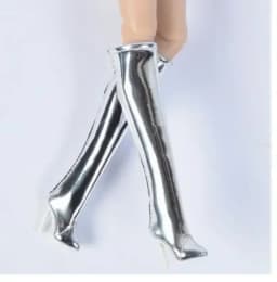 Doll toy Long shoes high quality fit for your FR2 FR6.0 Nuface boots Mirror matte true zipper F6