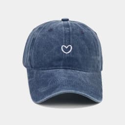 Washed Cotton Baseball Cap Women Men Soft Top Embroidered Love Retro Simple Summer Snapback Hats For Women Outdoor Dad Hat New