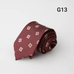 7CM Luxury Men's Formal Business Neckties Professional Polyester Jacquard Brown Navy Neck Ties Wedding Party Suit Accessories