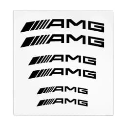 for Car Brake Caliper Sticker Car Accessories For Mercedes Benz AMG A C E R M class CLA GLA W204 W210 W124 W205 W203 Auto Goods