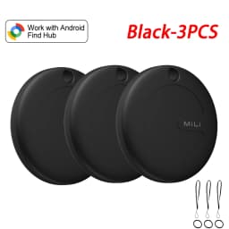 Android Only MiLi LiTag/MiTag Car Locator Anti-Lost Smart Tag Compatibility Key Bag Item Finder for Google Find Hub 1/4pcs Set