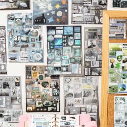 30 Sheets Cute Flash Decorative Cut Film Y2K Sticker Book Journal Stickers Handbook Scrapbooking Decoration Aesthetic Stickers