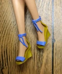 High heels Doll flat feet shoes white boots gifts accessories for your 1/6 Barb dolls TpQ88