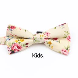 Cotton Floral Parent-Child Bowtie Set Bow Tie Necktie For Men Wedding Party Business Suits Gravata Pink Yellow Butterfly Cravats