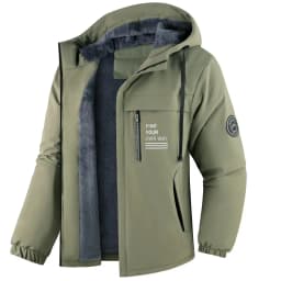 Men's Jacket Stand Collar Stamp Mens Parka Winter New Down Jacket Fleece Warm Jackets Men Business Leisure Coat Baseball Coats