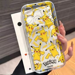 HOT Anime Cute P-Pokemons Phone Case For iPhone 17e 17 16 16e 15 14 13 12 11 Mini Pro Max X XR XSMax Air Plus Transparent