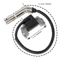 595304 Ignition Coil with Spark Plug Fit for Briggs & Stratton 799650 592841 795315 495859 17HP 17.5HP 19.5HP 20HP Lawn Mowers