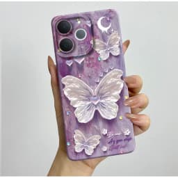 For Realme Note 70T Phone Case Aesthetic Butterfly Flower Anti Drop Protection Covers For Realme Note 70 T Note70T Bumper Casing
