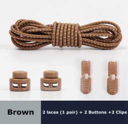 1Pair Colored Dots Round Shoelaces Elastic Plastic Lock Hiking Sports No Tie Shoelace Adult Children Shoe Accessories Lazy Lace