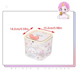 Clear Accessories Organizer Box Multifunctional Storage Box For Hair Ties Jewelry Bathroom Desktop With Storage Organizer
