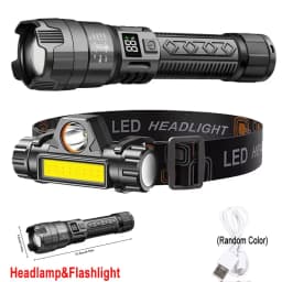 Rechargeable COB LED USB Headlamp Strong Magnetic Powerful Headlight Super Bright Waterproof Head Torch For Outdoor Fishing
