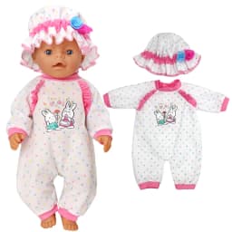 43cm Baby Doll Clothes Animal Romper 17 inch Dolls Clothes Children Xmas Gift Toys Wears