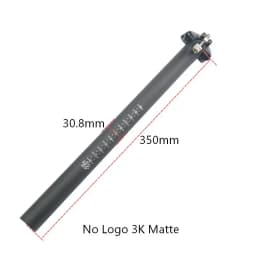 Alfa Pasca Carbon Fiber Seat Post 27.2/30.8/31.6mm Zero Offset Mountain/Road Bike Seat Parts No Logo 3K Matte/Glossy Accessorie