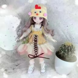 30cm Kawaii BJD Doll Girl 6 Points Joint Movable Doll with Fashion Clothes Soft Hair Dress Up Girl Toys Birthday Gift Doll New
