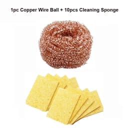 Solder Iron Tip Cleaning Cleaning Sponge Nozzle Tip Copper Wire Cleaner Ball for Cleaning Soldering Irons and Tip