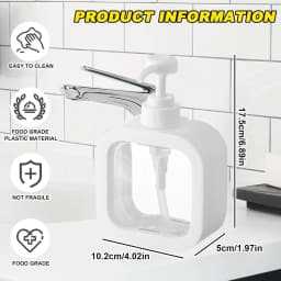 300ML Michael Jackson Transparent Soap Dispensers Refillable Portable Empty Bottle Shower Gel Detergent Dispensing Bottle Gift