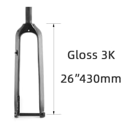 Java 3K Carbon MTB Fork,Straight Tube 100/110mm TA Thru Axle,26/27.5/29in MTB Bicycle Fork