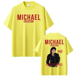 King of Pop Michael Jackson Bad Era Graphics T Shirts Men Women Fashion Classic Pop Music T-shirt Short Sleeve Oversized T Shirt