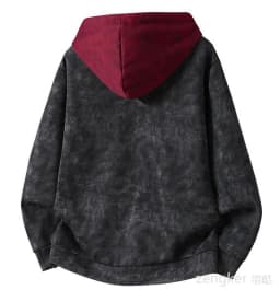 Plus Size Color Block Hoodie Men Women - Patchwork Streetwear, Loose Fit Versatile Spring Fall Casual Top 8XL 9XL 10XL