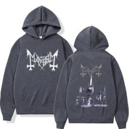 Mayhem De Mysteriis Dom Sathanas Graphic Pullover Men Women Fashion Death Black Metal Rock Band Hoodie Male Classic Sweatshirt