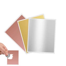 10pcs 3 colors A4 size Scratch Off Stickers rectangle Labels sticker DIY handmade for game Scratch Sticker Labels stationer