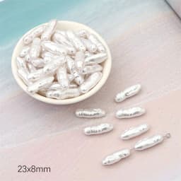 Cute Irregular Shape ABS Imitation Pearls Beads Charms for Necklace Bracelet Bead For Jewelri Makeing