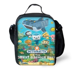 Child School Cartoon O-Octonauts Backpack with Lunch Bags ,Pencil Bags ,School Bags for Boys Girls Best Gift