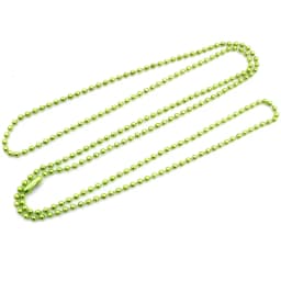 5pcs 1.5 2.0 2.4mm Length 65cm Gold Bronze Silver Colors Plated Ball Beads Chain Necklace Bead Connector For Charms Base Tray