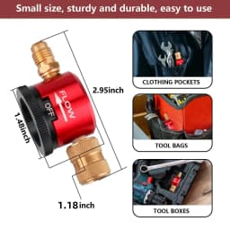 Nitrogen Purge Regulator Tool for HVAC Nitrogen Purge Kit Nitrogen Purge Tool Nitrogen Regulator HVAC Nitrogen Flow Regulator