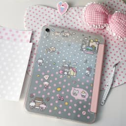 WAKAWAKA Polka Dot Transfer Sticker 4 Colors 5 Sheets Different Sizes for Scrapbook Journal Phone Laptop Decoration Aesthetic Cu