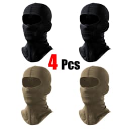 1pc/2pcs/4pcs Elasticity Breathable Balaclava Hat Cycling Full Face Mask Outdoor Ski Motorcycle Mask Scarf Helmet Inner Cap