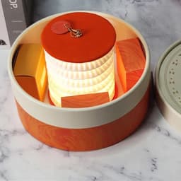 Night Light USB Portable Foldable Book Lamp Creative Gift For Bedroom Study Room Japanese-Style Lantern Decoration Night Light