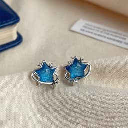 Asymmetric Cute Mini Rabbit Bunny Clip on Earrings No Piercing for Girls Kids Student Flowers Sweet Small Bear Ear Clip Earrings