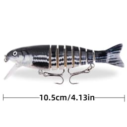 1 PCS Wobblers Fishing Lures Artificial Multi Jointed Sections Artificial Hard Bait Trolling Pike Carp Fishing Tools