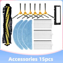 Fit For Neatsvor X500, X520, X600 Pro, Tesvor X500, T8, S6, Ikhos Create NetBot S15 Robot Vacuum Filter Mop Brush Spare Part