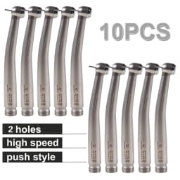NSK Style Dental High Speed 2/4Hole  Single Spray Big Head Handpiece Push Button Tip / Cartridge Rotor
