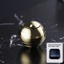 EDC Finger Decompression Metal Desktop Gyroscope Finger Stress-Relieving Toy Stress Relief Visual Fidget Spinner Children's Gift