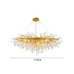 Luxury Crystal led Ceiling Lights Chandeliers Home Hanging Pendant Lamp Living Dining Room Bedroom Lustre Lampara techo