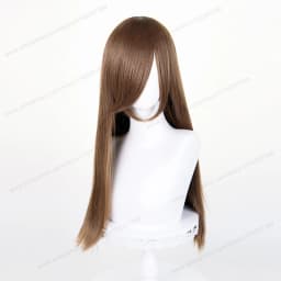 60cm Long Straight Cosplay Synthetic Wig With Bangs Golden Yellow Green Blonde Purple Heat Resistant Hair Anime Wigs + Wig Cap