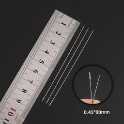 30pcs Metal Beading Needles For Beads Threading String Tambour/Jewelry Bracelet Necklace Making Pins Cord Tools Pins DIY
