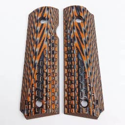 1 Pair G10 Composite Material 1911 Grips Handle Capsule Pattern Patches Shank Scales DIY Making Modify Repair Accessories