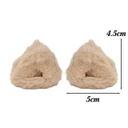 Cat Ear Hair Clips Fluffy Plush Hair Claws Hairpin for Women Girls Cute Side Barrettes Mini Claw Clip Headwear Hair Accessories