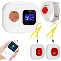 Tuya SOS WiFi Wireless Caregiver Pager Call Button System Emergency Alert Button For Seniors Patient Disabled Elderly Indoor