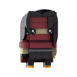 Bricklink MOC Game Fantasyed Action Figures Zack Fair Tifa Aerith Cloud Mog Bricks Sets Building Blocks Kid Toys Christmas Gift