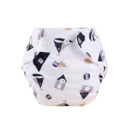 Baby Diapers Washable Reusable Nappies Grid Eco Friendly Cotton Baby Cloth Training Pant Cloth Diaper Adjustable Baby Fraldas