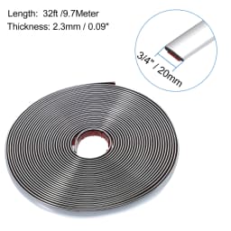 3M/5M Exterior Car Chrome Body Strip Bumper Auto Door Protective Moulding Styling Trim Sticker 6MM 8MM 10MM 12MM 15MM 20MM 30MM