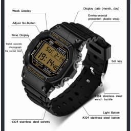 SANDA 329 G-Style Top Brand Digital Watch For Men Waterproof Watch LED Men's Sport Watch Men's Military Watches Reloj hombre