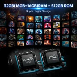 Unihertz Shark 3 by 8849 Rugged Smartphone Android 14 3K AMOLED Display 32GB RAM 512GB ROM Dimensity 8300 CPU Mobile Phone